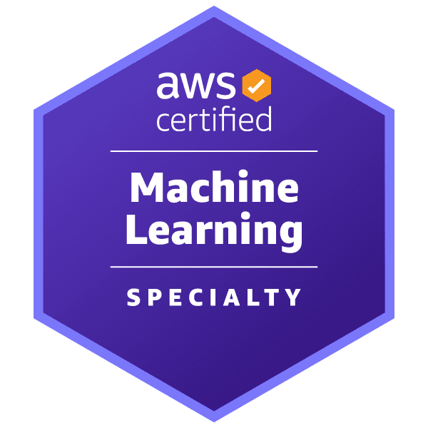 AWS Certified Machine Learning – Specialty badge