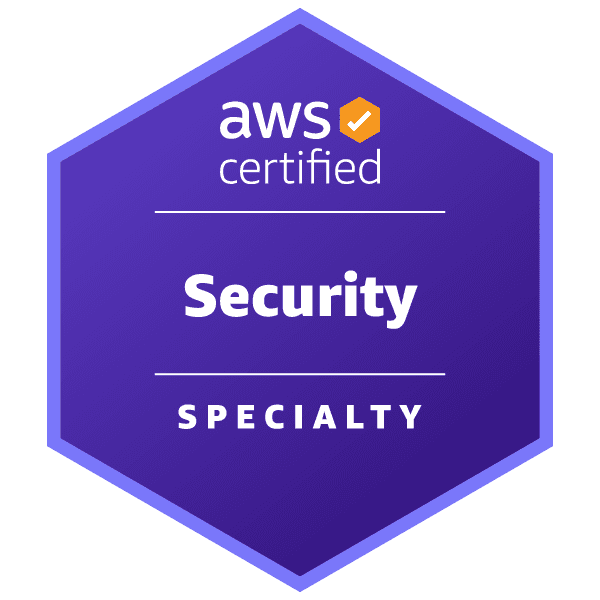AWS Certified Security – Specialty badge