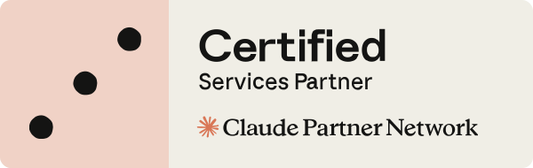 Claude Partner Network Certified Services Partner badge